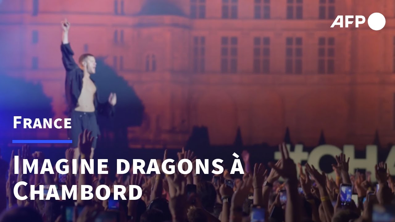 Musique le groupe américain Imagine Dragons enflamme Chambord AFP
