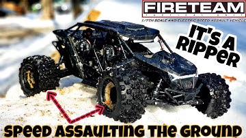 Arrma FIRETEAM Full Trigger RIPPING on 6s   4K