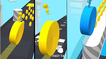 Spiral roller run gameplay walkthrough all levels android iOS gameplay video new update