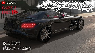 PART 2/2 Race Events Blacklist #1 - Razor | Need For Speed : Most Wanted (2005) Gameplay Walkthrough