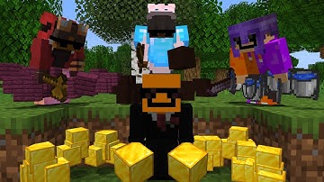 Minecraft Random Item Challenge VS 3 Hunters REMATCH [UNSCRIPTED]