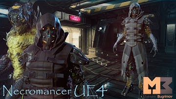 Sci Fi Character 06 (Necromancer) Test Epic Skeleton UE4