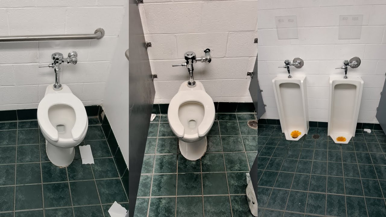 1080 American Standard & Eljer Fixtures Menards Men's Restroom 🚹