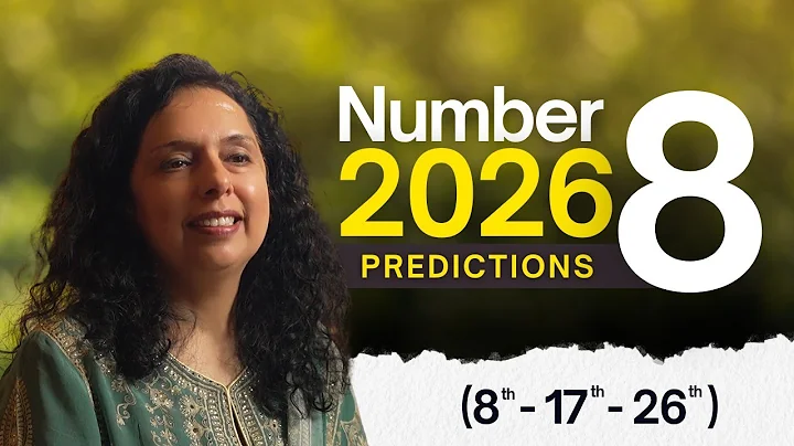 Number 8 Predictions for 2026 | अगर आपकी जन्मतिथि है 8 - 17 - 26 | Jaya Karamchandani