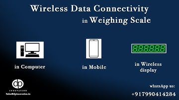 Wireless Data | Wireless Display | Wireless Weighning Scale - DP INNOVATION