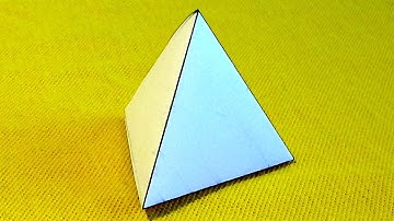 COMO HACER UNA PIRÁMIDE DE PAPEL FÁCIL