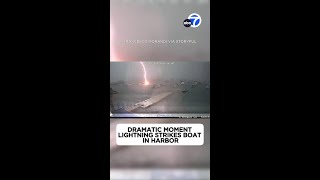 Lightning Strikes Boat