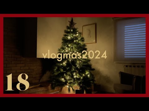 vlogmas 18 🕰️ | muito trabalho, embrulhar presentes e noite calma
