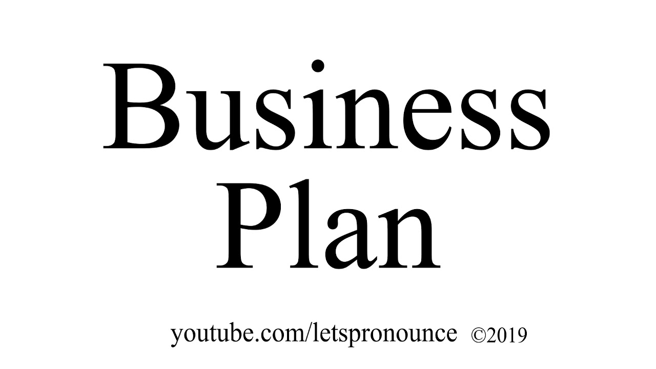 business plan noun meaning