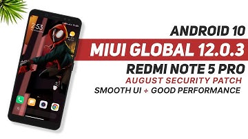 MIUI Global 12.0.3 Stable For Redmi Note 5 Pro | Android 10 | Smooth UI + Good Performance