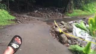 Wainiha powerhouse road drive after 2018 flood