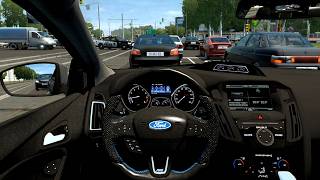 Ford Focus RS 2017 - City Car Driving [Steering Wheel Game Play] screenshot 1