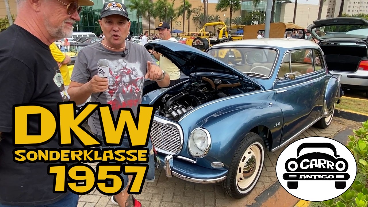 DKW Sonderklasse Coupé 1957 – um dos carros mais raros da história da DKW e da Vemag no Brasil!