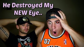 he DESTROYED my rinnegan eye.. (i kicked him out)