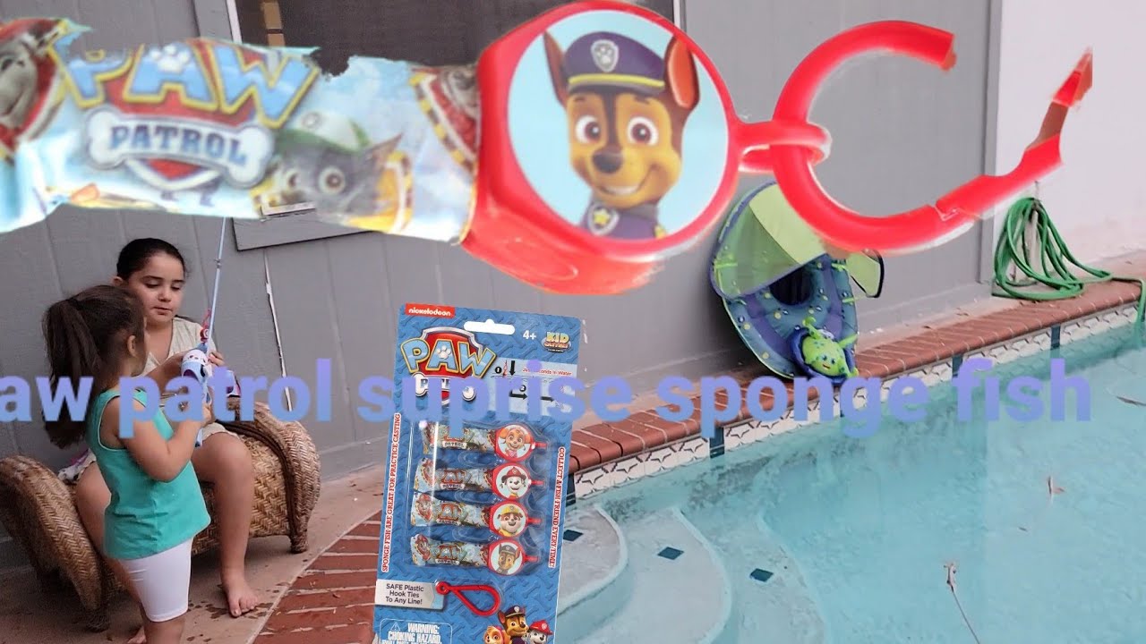 Vivian 🐟 Kid Casters Paw Patrol Bait Pack – Sponge Fish Training  Lures/Casting Plugs 