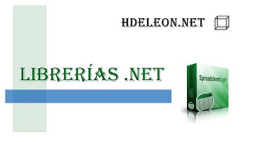 Crear archivo de Excel en C# .Net sin utilizar Librerías de office | spreadsheetlight |