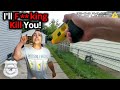 Cops Confront Furious Husband Wielding a Machete!