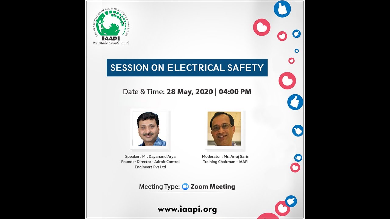 IAAPI Webinar Electrical Safety YouTube