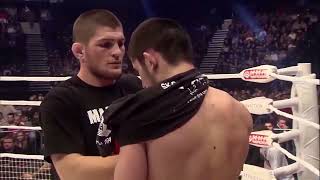 Khabib Nurmagomedov Cornering Islam Makhachev