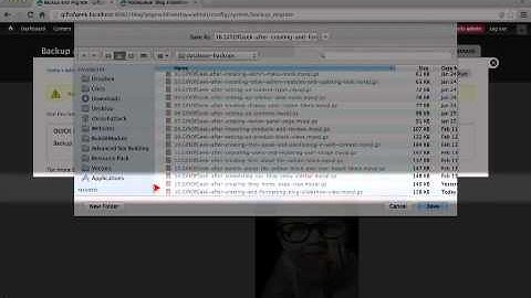 227. Backing up our work (Backup 16) (a Drupal how-to)