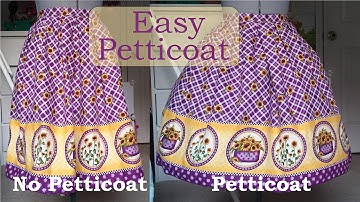 Diy: Quick and Simple Petticoat