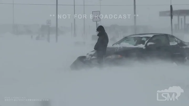 12-13-2022 Ogallala, NE - Vehicles Stuck Everywhere - Intense Blizzard Condition