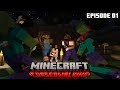 TWO Idiots SURVIVE in a ZOMBIE APOCALYPSE in MINECRAFT (Cursed Walking)