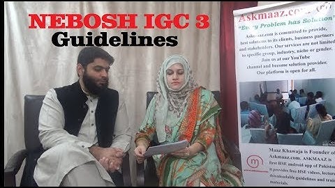 How to perform NEBOSH Risk Assessment? IGC3 Risk Assessment by Askmaaz