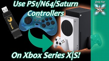 [Xbox Series X|S] Using N64/PS1/Saturn Controllers On Xbox Retroarch! - Feat Brook Wingman XB