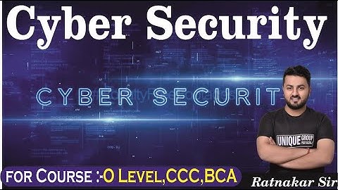 #cyber_security | Cyber Crime detail in hindi | O level Complete Solution | Ratnakar sir