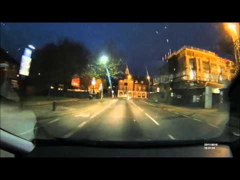 Driving in London   rush hour on 23 November 2015