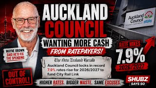 AUCKLAND COUNCIL WANTING MORE CASH FROM RATEPAYERS