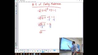 Algebra 2 - #4 on Funky Mushroom Extra Practice