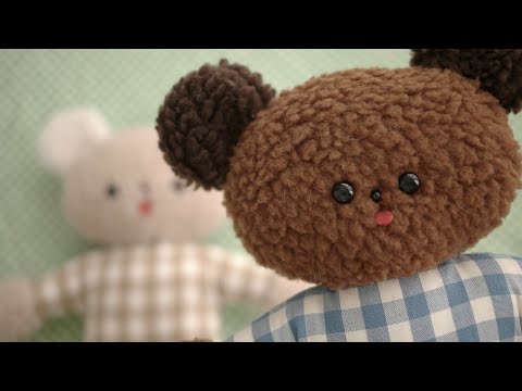 만들기 쉬운 테디베어 ❤ 메롱곰 만들기 🧸 <strong>Making</strong> a vintage teddy <strong>bear</strong>