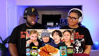 Kidd and Cee Reacts To American Highschoolers try British comfort Food for the First Time!