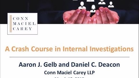 Best Practices for Internal Investigations​