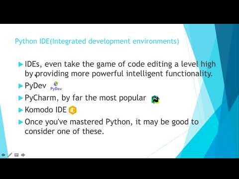 Python editors and IDEs
