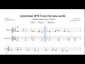Sinfonía del Nuevo Mundo nº 9 Op. 95 Partitura para Flauta Xilófono o Metalófono