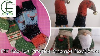 DIY Gnomos Nórdicos - Reciclamos unos Viejos Calcetines