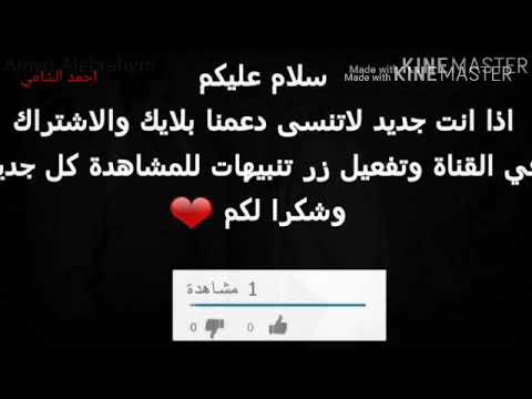 اجمل حالات واتس اب احمد الشامي ل٨