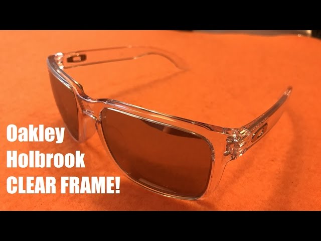 oakley holbrook clear frame sunglasses