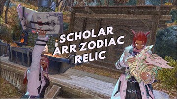 FFXIV: ARR Scholar Zodiac Weapon Showcase