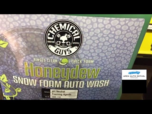 Chemical Guys CWS_110 Chemical Guys Honeydew Snow Foam Auto Wash Cleaner