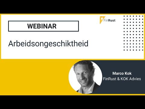 FinRust Arbeidsongeschiktheid webinar