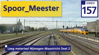 (4K) #Railway #Cabview NS | Rij mee met leeg materieel van Nijmegen naar Maastricht ''Deel 2'' (157)