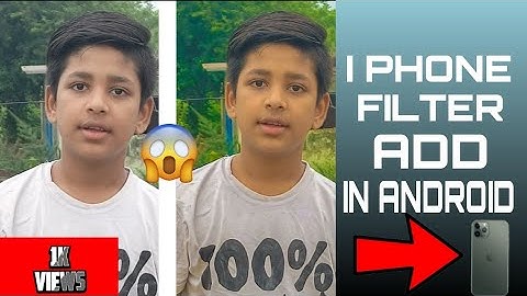 Iphone filters in android || Phone Iphone Photo in Android 😎( 100%)  Working