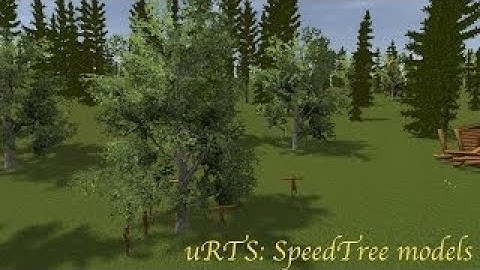 [Unity3d] How to use SpeedTree models in uRTS