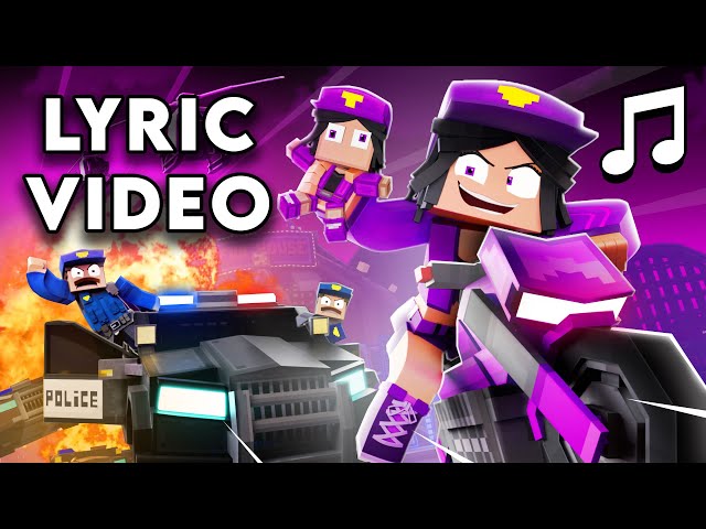 Purple Girl (I'm Psycho) - Official Lyric Video | Minecraft Animation Music Video class=
