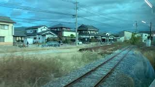 JR九州　佐世保線複線化工事状況(2020/11/19) 旧線高橋〜北方