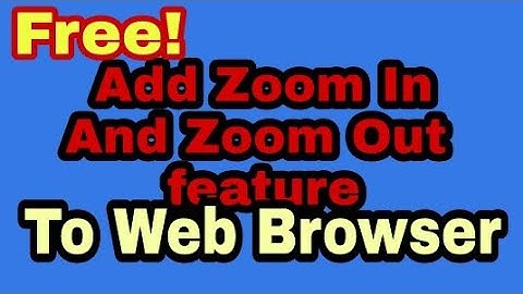 Add zoom in and zoom out feature to your web browser | Sketchware tutorial #15
